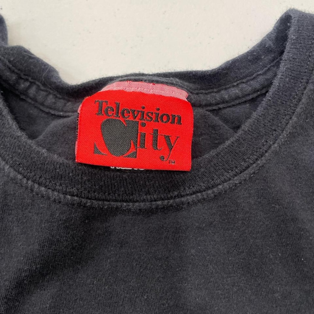 Black Mighty Mouse Graphic tee Size large women's Hanes Tshirt Retro Kidcore - Picture 3 of 7